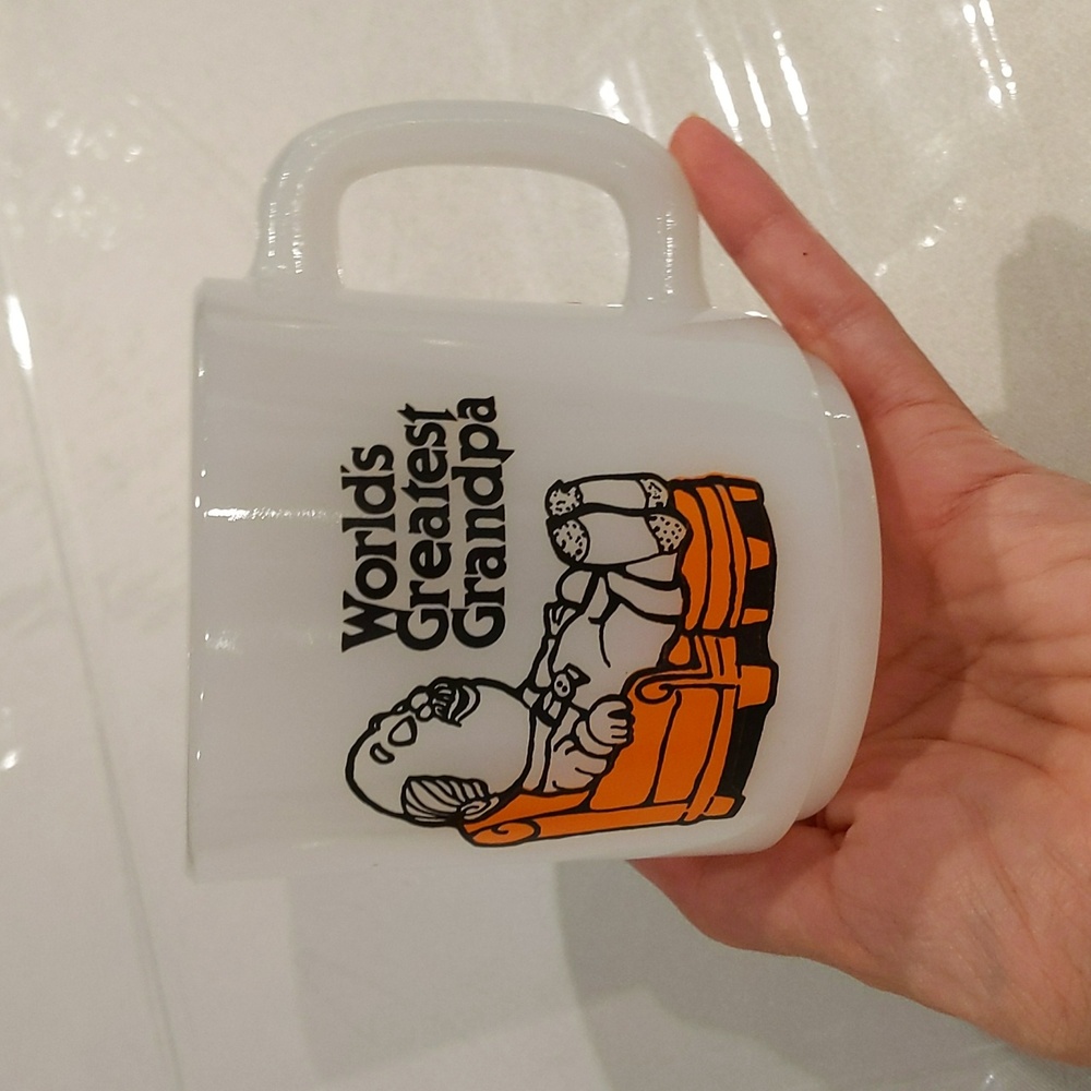 Vintage 1978 Worlds Greatest Grandpa mug
